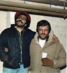 Tony Buba and George A Romero on the set of Martin Romero's Vampire flick